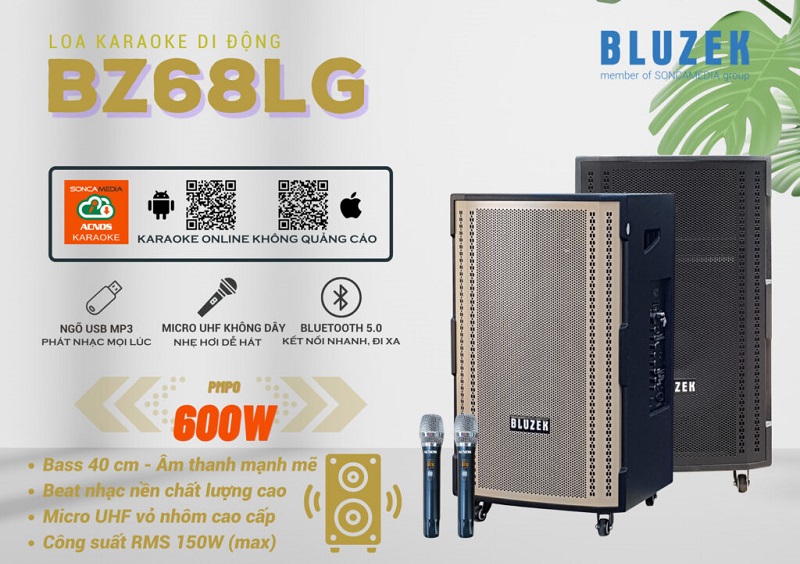 Loa Bluzek BZ68LG chính hãng