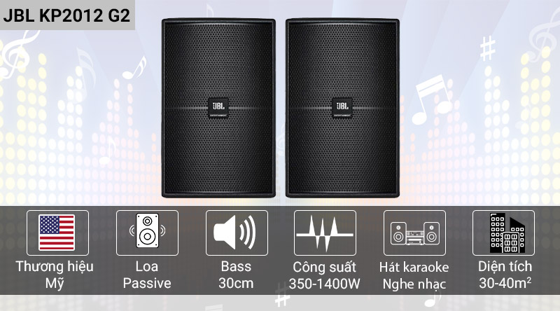 chất âm của Loa JBL KP 2012G2