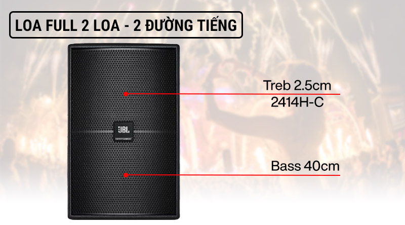 hệ thống củ loa của Loa JBL KP 2015G2