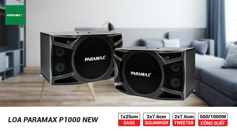 giá của loa karaoke Paramax P1000