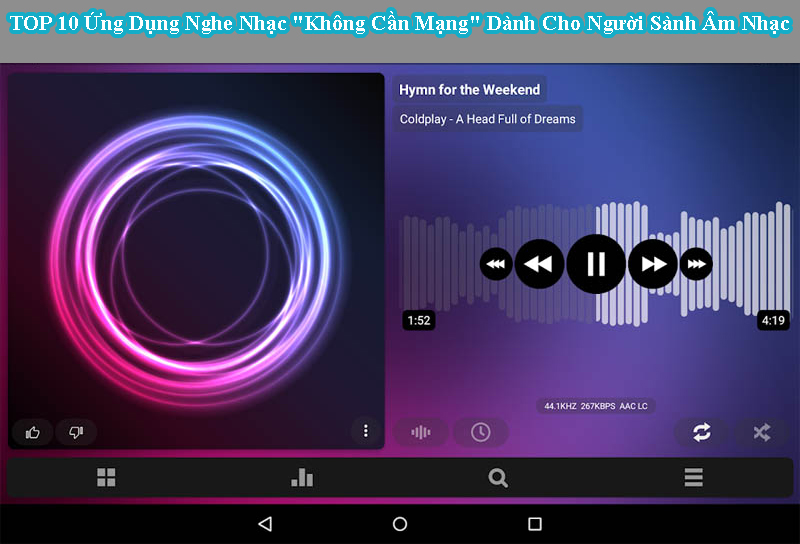 TOP 10 Ứng Dụng Nghe Nhạc 